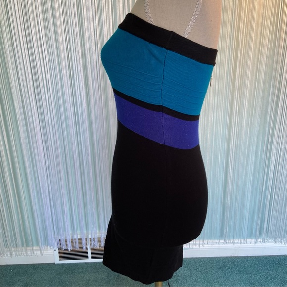 Multi Tone Knit Ribbed Dress Size XS - Picture 9 of 16